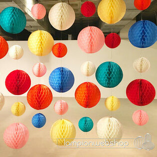 Muur van honeycombs