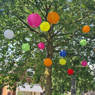 Lampionnen stadscentrum Renkum