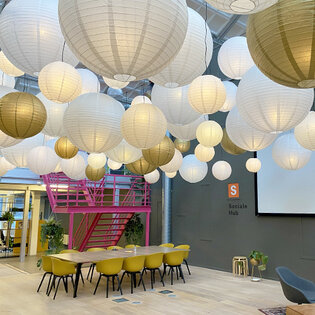 Verlichte lampionnen - Ksyos Amsterdam