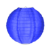 Nylon lampion donkerblauw 35cm