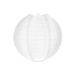 Nylon lampion wit 25cm