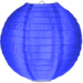 Nylon lampion donkerblauw 80cm