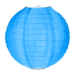 Nylon lampion lichtblauw 50cm