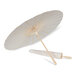 Parasol wit gemaakt van papier en bamboe