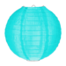 Nylon lampion ijsblauw 50cm