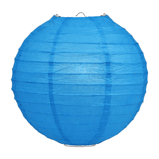 Lampion blauw 50cm