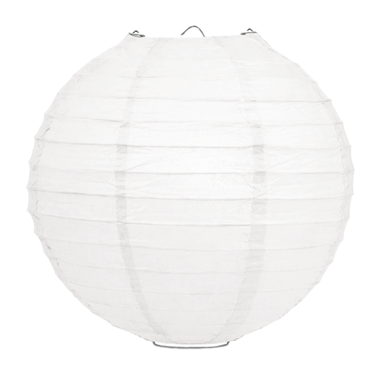 Lampion wit 50 cm