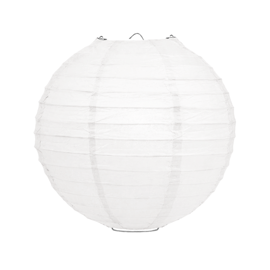 Lampion wit 35 cm