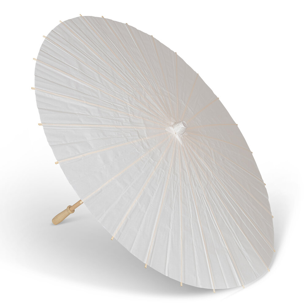 Handparasol gemaakt van papier en bamboo
