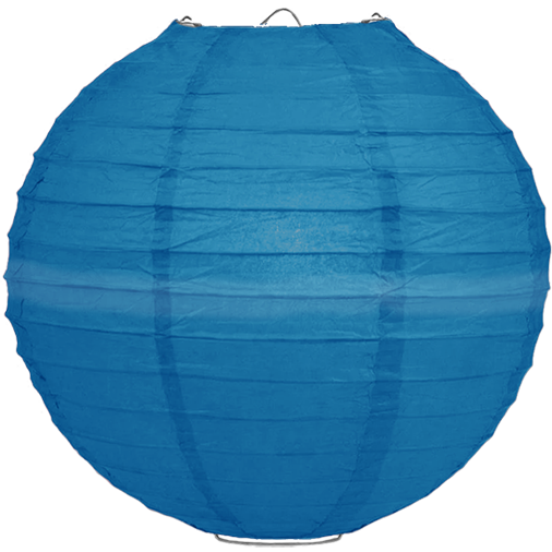 Lampion royal blauw 75cm