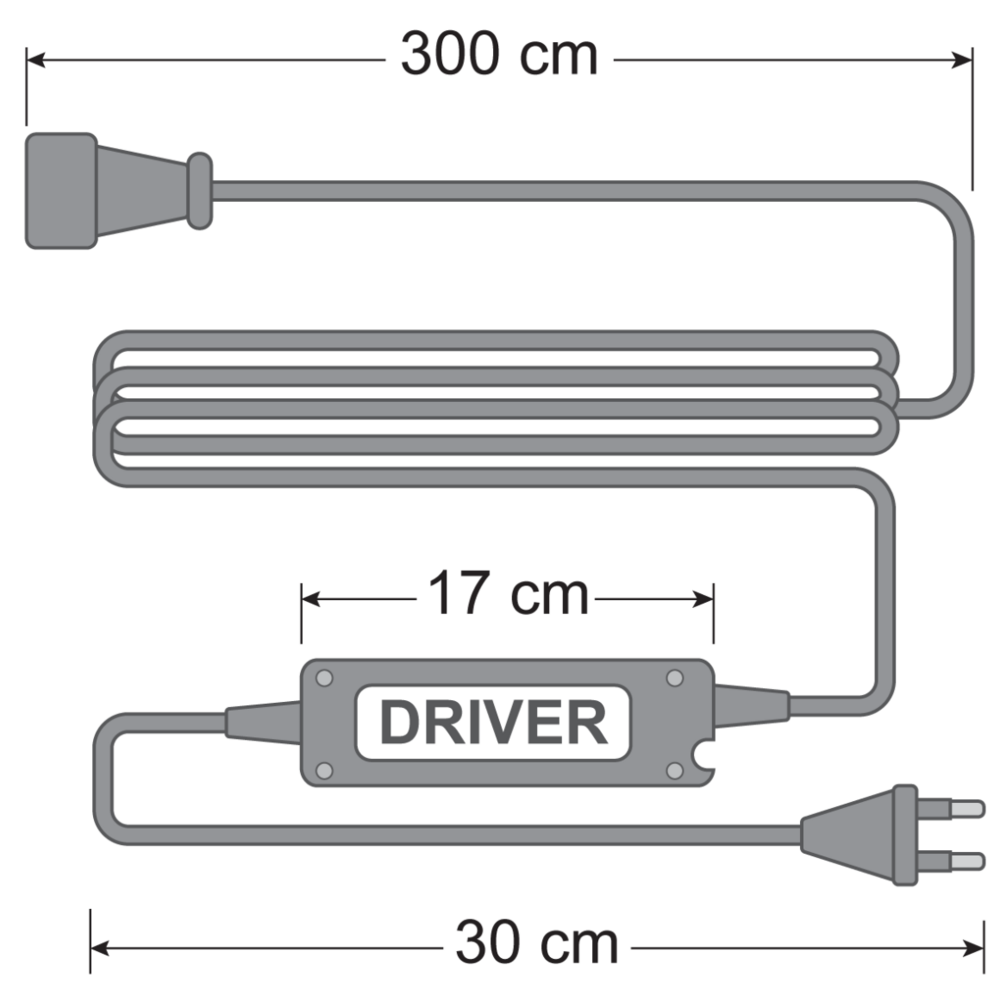 Dimmer incl. afstandsbediening, tot 350W, 500W of 650W