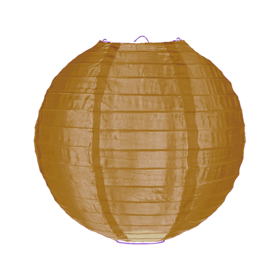 Nylon lampion Karamel 35cm