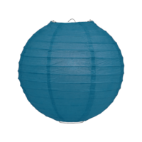 Lampion petrol blauw 35cm