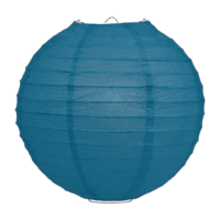 Lampion petrol blauw 50cm