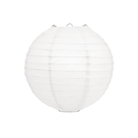 Lampion wit 25 cm