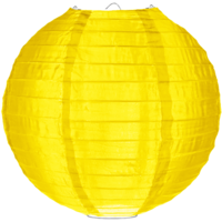 Nylon lampion geel 80cm