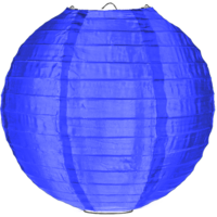 Nylon lampion donkerblauw 80cm