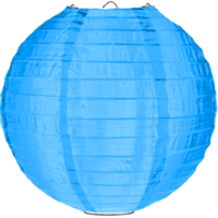 Nylon lampion lichtblauw 80cm