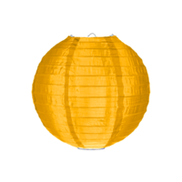 lampion-nylon-okergeel-25cm