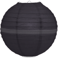 Lampion zwart 75cm