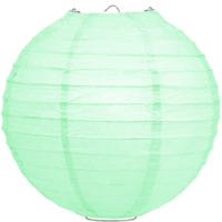 Lampion licht mint 80cm