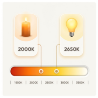 Prikkabel set met 2 watt dimbare LED lampen met LEDs in bodem