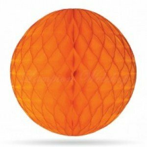 Honeycomb oranje 36cm