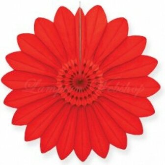 Waaier rood 67cm