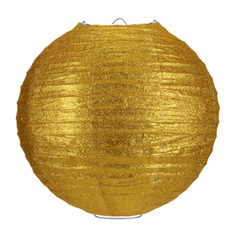 Lampion goud glitter 50cm