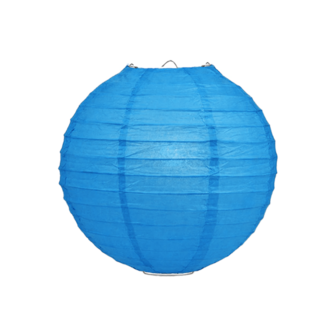 Lampion blauw 25cm