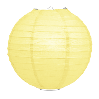 Lampion lichtgeel 50 cm