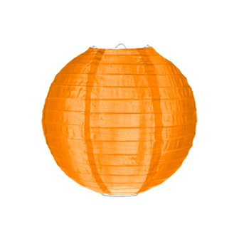 Nylon lampion oranje 25cm