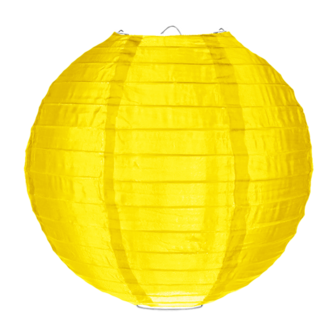 Nylon lampion geel 50cm