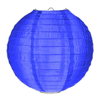 Nylon lampion donkerblauw 50cm