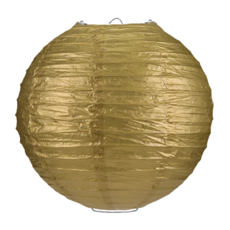 Lampionpakket - Papier - Dusty Blue &amp; Gold - 10-delig