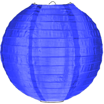 Nylon lampion donkerblauw 80cm