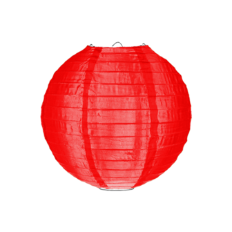 Nylon lampion rood 25cm