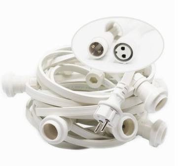 Wei&szlig;e Lichterkette, koppelbar