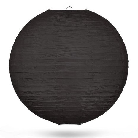 Lampion zwart 50 cm 