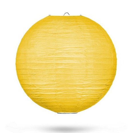 Lampion geel 35 cm