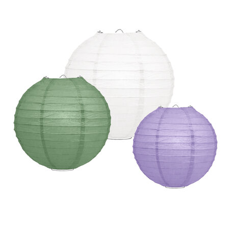 Lampionpakket - Papier - Lavendel Dreams - 10-delig