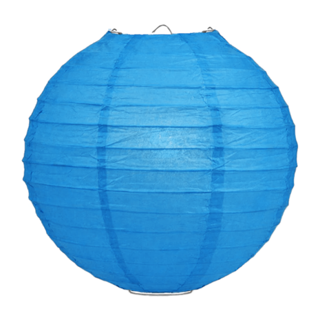 Lampionpakket - Papier - Blauw - 20-delig