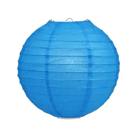 Lampionpakket - Papier - Blauw - 40-delig