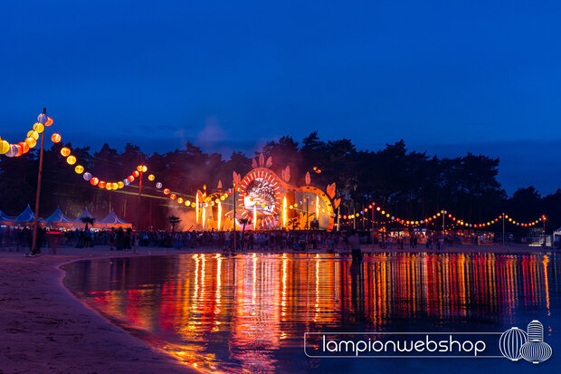 Lampionnen Stretchtent Ibiza-style