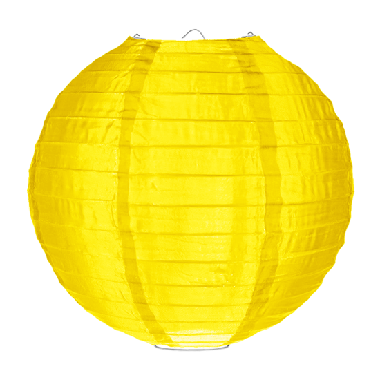 Nylon lampion geel 50cm