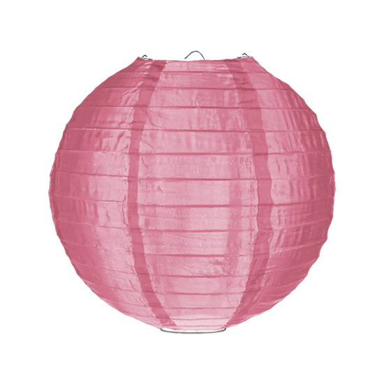 Nylon lampion oudroze 35cm