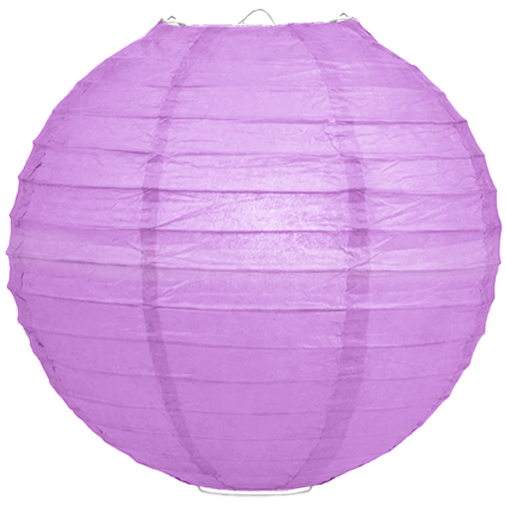 Lampion licht lila 75cm