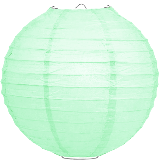 Lampion licht mint 80cm