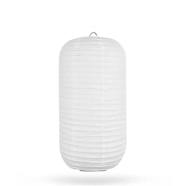 Lampion cilinder wit 25 x 45cm