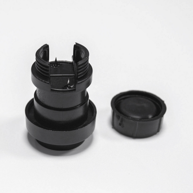 Losse E27 fitting incl. afdichtring (met inbusdop)